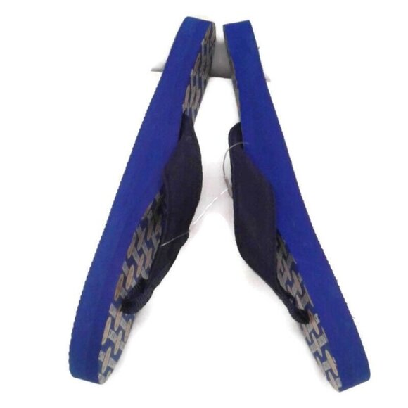 Fosters Medium 9-10 Logo Blue Flip Flops Rubber Sole Summer Footwear Men NEW - Picture 7 of 8